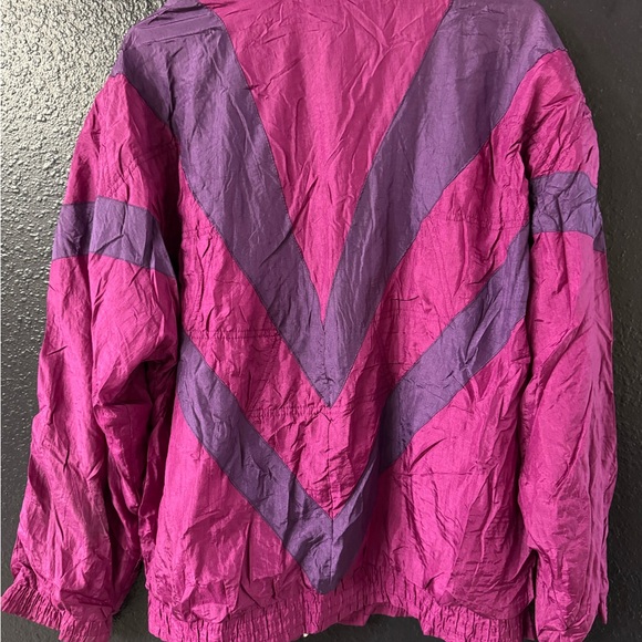 Bold Spirit 90s Vintage Women’s Purple & Plum Windbreaker Jacket - Picture 5 of 5